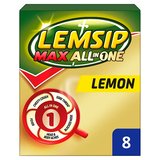 Lemsip Max All in One Lemon Sachets, 8s