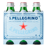 San Pellegrino Sparkling Water, 6 x 250ml