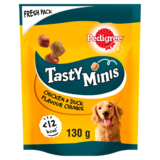 Pedigree Adult Dog Treats Chicken & Duck Chewy Cubes, 130g