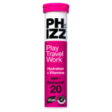 Phizz Apple & Blackcurrant Multivitamin & Hydration Tablets, 20s