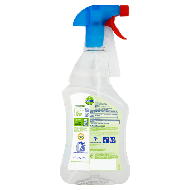 Dettol Antibacterial Surface Cleanser Spray, 750ml Home & Office fast delivery by App or Online
