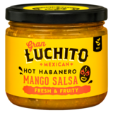 Gran Luchito Mexican Hot Habanero Mango Salsa, 300g
