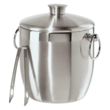 Oggi Stainless Steel Ice Bucket With Tongs