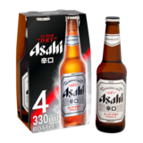 Asahi Super Dry, 4 x 330ml