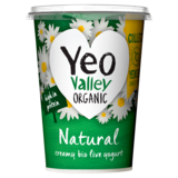 Yeo Valley Organic Wholemilk Natural Yoghurt, 500g