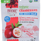 Patience Fruit & Co Organic Dried Cranberries 4oz