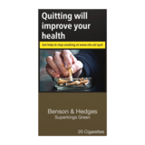 Benson & Hedges Superkings Green Cigarettes, 20s