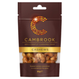 Cambrook Caramelised Cashews, 80g