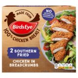 Birds Eye 2 Southern Fried Chicken in Breadcrumbs, 180g