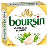 Boursin Garlic & Herbs Soft French Cheese, 150g