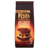 Fox's Fabulous Half-Coated Milk Chocolate Cookies, 175g