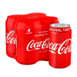 Coca Cola Classic, 4 x 330ml