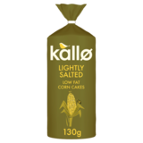 Kallo Lightly Salted Corn Cakes, 130g