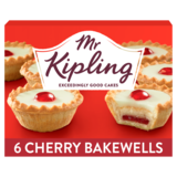 Mr Kipling Cherry Bakewells, 6s