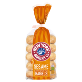 New York Bakery Bagels Sesame, 5s
