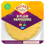 Patak's Plain Pappadums, 8s