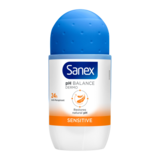 Sanex Women Dermo Sensitive Roll-On Deodorant, 50ml