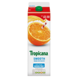 Tropicana Orange Juice Smooth, 850ml *