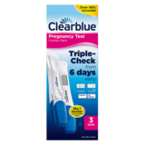 Clearblue Pregnancy Test Ultra Early Triple-Check Combo Pack, 3s