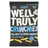 Well & Truly Sea Salt & Cider Vinegar Crunchy Corn, 100g