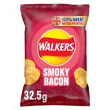 Walkers Smoky Bacon, 32.5g