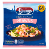 Young's Cooked & Peeled Prawns, 180g *