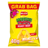 Walkers Monster Munch Roast Beef, 40g