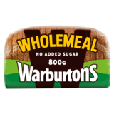 Warburtons Wholemeal Medium Bread, 800g