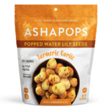 AshaPops Popped Water Lily Seeds Turmeric Garlic 1oz