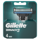 Gillette Mach3 Razor Blades, 4s