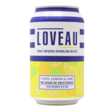 LOVEAU Yuzu Lemon & Lime Infused Sparkling Water, 330ml