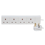 4 Way Extension Lead , 1pcs