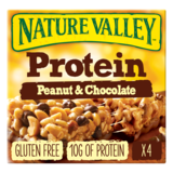 Nature Valley Protein Peanut & Chocolate Bar, 4 x 40g
