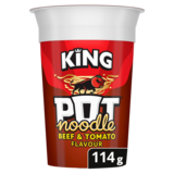Pot Noodle King Beef & Tomato, 114g