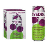 Svedka Black Cherry Lime Vodka Soda 4pk 12oz Can 8% ABV