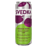 Svedka Black Cherry Lime Vodka Soda Single 12oz Can 8% ABV