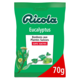 Bonbons Suisses Goût Eucalyptus Ricola 70g