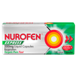 Nurofen Express 200mg Liquid Capsules, 16s