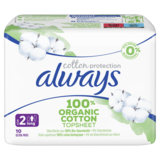 Serviettes Hygièniques Protection Coton Long x10
