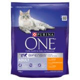 Purina One Adult Dry Cat Food Chicken & Whole Grain, 800g