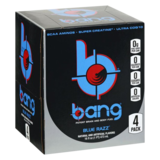 Bang Energy Blue Razz 4pk 16oz