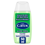 Carex Aloe Vera Hand Sanitiser Gel, 50ml