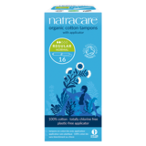 Natracare Organic Cotton Applicator Tampons Regular, 16s