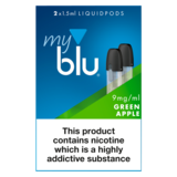 MyBlu Green Apple Liquidpods (9mg/ml), 2s