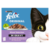 Felix 1+ Mixed Selection in Gravy, 12 x 100g