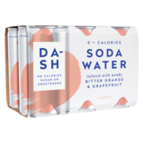 Dash Soda Water Bitter Orange & Grapefruit, 6 x 200ml