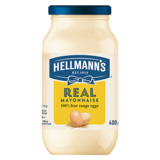 Hellmann's Mayonnaise Glass Jar, 400g