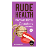 Rude Health Organic Brown Rice Crackers, 130g