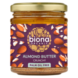 Biona Organic Crunchy Almond Butter, 170g