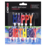 Chef Aid Happy Birthday Candles, 1pcs